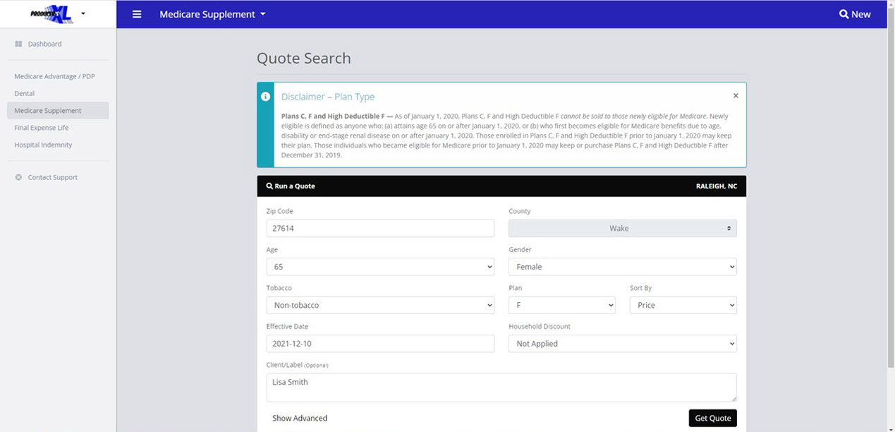 MedSup dashboard 2