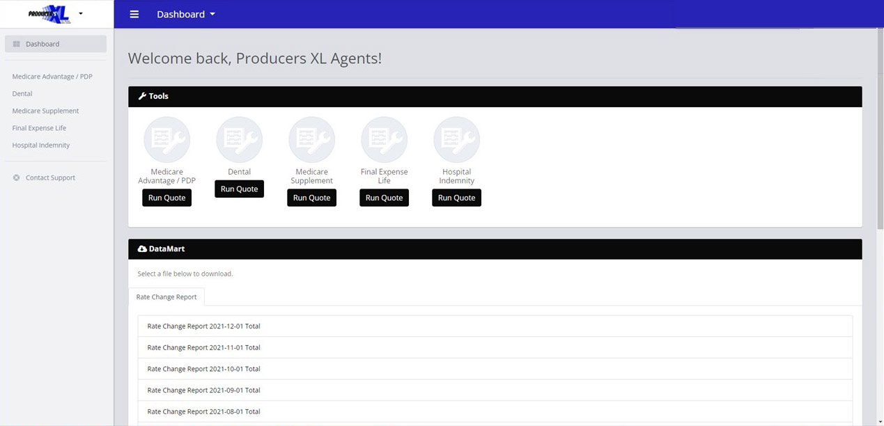 MedSup dashboard