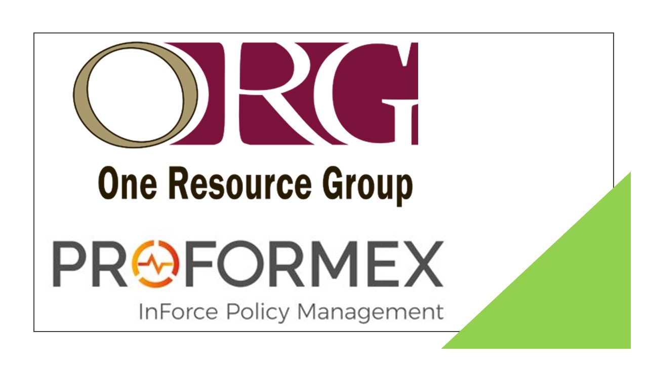 One Resource Group Selects Proformex