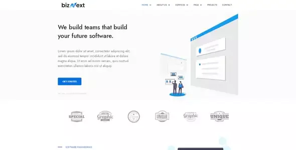 bizNext – Corporate Business Template Kit