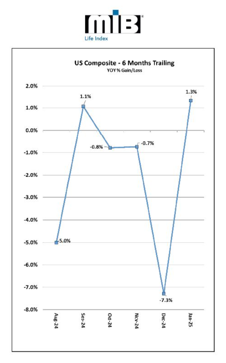 2025 Kicks off with U.S. Life Insurance Application Activity Flat YOY in January