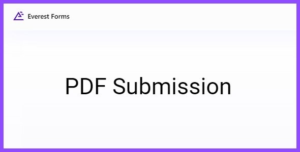 Everest Forms PDF Submission