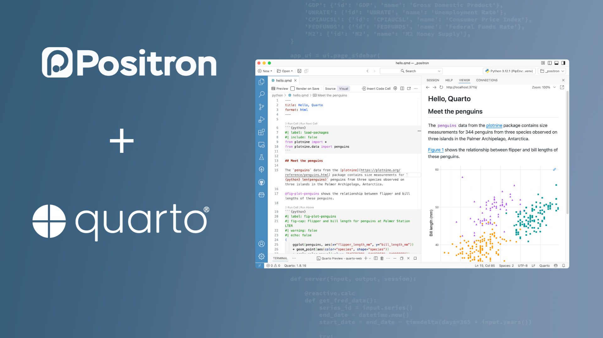 Create a Quarto Document in Positron