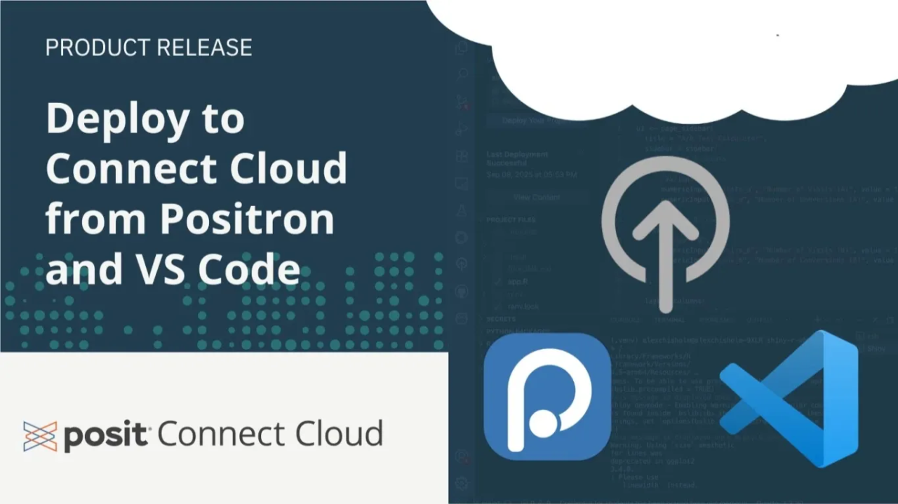 Deploy to Connect Cloud from Positron and VS Code